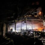 Požár ve Zlaté Olešnici, uhořelo 150 krav