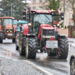 Protestní jízda zemědělců v Trutnově