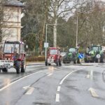Protestní jízda zemědělců v Trutnově