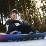 Snowboardista Jakub Hroneš a jeho Switch boardslide switch triple underflip 1170