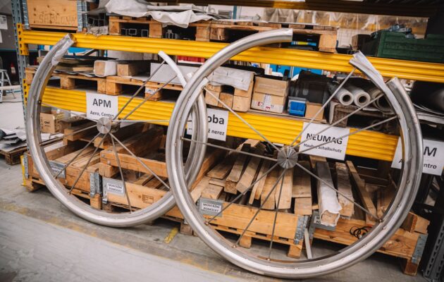 Výroba cyklistické sochy Jízda