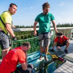 Instalace prosklené vyhlídky na Stezce korunami stromů Krkonoše