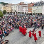Sejmutí draka z věže Staré radnice