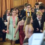 Taneční lekce středoškoláků v Národním domě