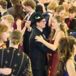 Taneční lekce středoškoláků v Národním domě