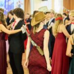 Taneční lekce středoškoláků v Národním domě