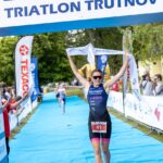 Triatletky Anna Fixová a Kristýna Křížová