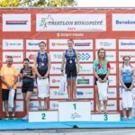 Triatletky Anna Fixová a Kristýna Křížová