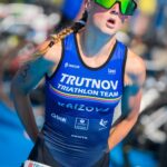 Triatletky Anna Fixová a Kristýna Křížová