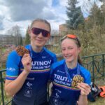 Triatletky Anna Fixová a Kristýna Křížová