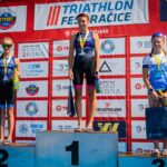 Triatletky Anna Fixová a Kristýna Křížová