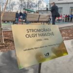 Sázení stromů v Trutnově na památku Olgy Havlové