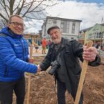 Sázení stromů v Trutnově na památku Olgy Havlové