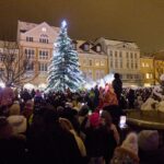 Rozsvícení vánočního stromu na Krakonošově náměstí