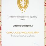 Fotbalem oceněný Zdeněk Vojáček