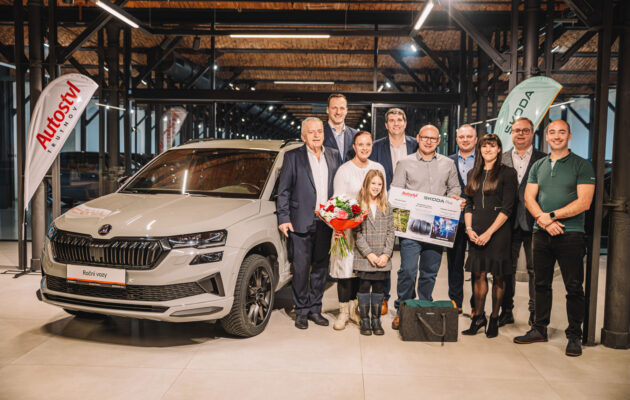 Lukáš Maršál ze Žacléře se v Autostylu stal majitelem 550 000. vozu Škoda