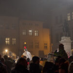 Příjezd Martina na bílém koni do Trutnova