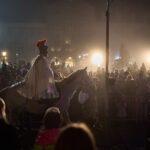 Příjezd Martina na bílém koni do Trutnova