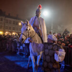 Příjezd Martina na bílém koni do Trutnova