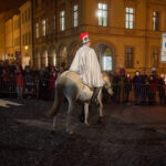 Příjezd Martina na bílém koni do Trutnova