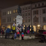 Příjezd Martina na bílém koni do Trutnova