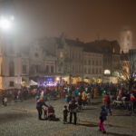 Příjezd Martina na bílém koni do Trutnova