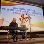 Slavnostní otevření herny zájmového vzdělání a projekčního studia na ZŠ Mládežnická