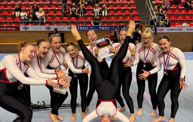 Gymnastky Spartaku Trutnov na Poháru města Příbrami