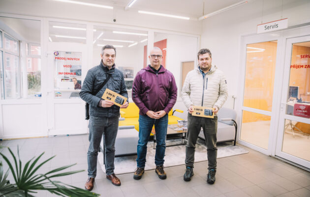 Výherci soutěž s Autosajm Trutnov