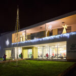 Mikulášskou nadílku v areálu SVČ zakončil ohňostroj