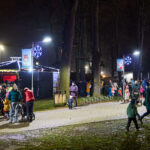 Mikulášskou nadílku v areálu SVČ zakončil ohňostroj