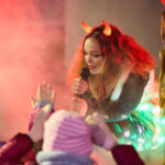 Mikulášskou nadílku v areálu SVČ zakončil ohňostroj