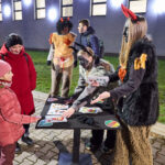 Mikulášskou nadílku v areálu SVČ zakončil ohňostroj