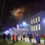 Mikulášskou nadílku v areálu SVČ zakončil ohňostroj