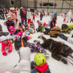 Škola bruslení: závěrečná lekce s karnevalem masek