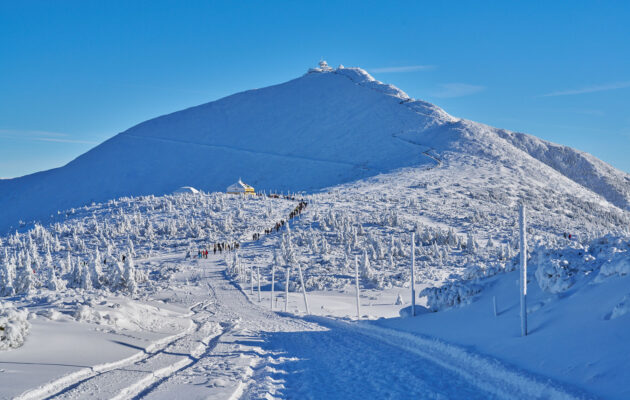 Sněžka na Boží hod objektivem Miloše Šálka