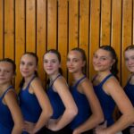 Teamgymové závodnice Spartku v Říčanech