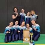 Teamgymové závodnice Spartku v Říčanech