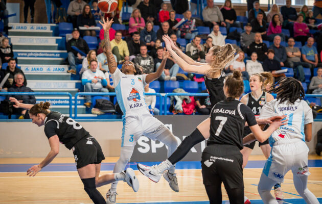 Basketbal, ŽBL: Trutnov - Hradec Králové (66:69)