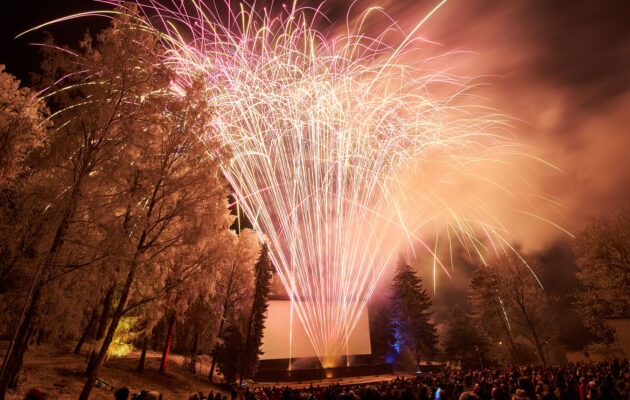 Novoroční ohňostroj na Bojišti se povedl, ale tichý nebyl