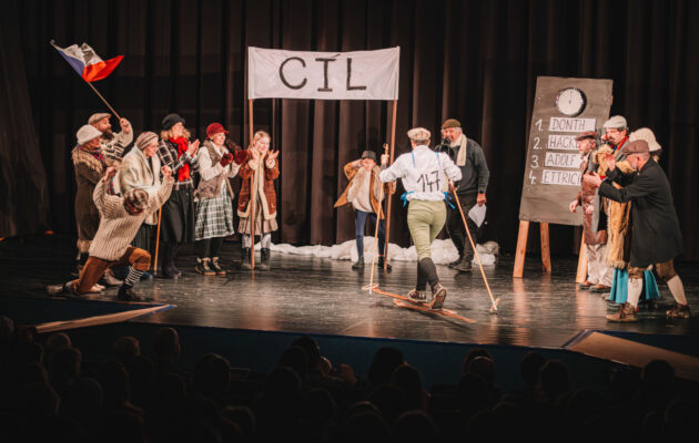 Divadelní hra Jak to bylo v únoru 1925 v kině Vlast