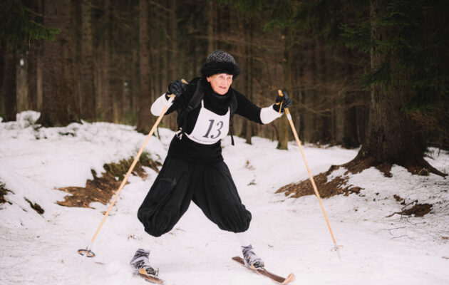 Lyžařský závod po trati 1925 v Janských Lázních