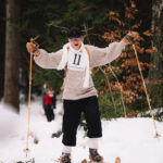 Lyžařský závod po trati 1925 v Janských Lázních