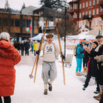 Lyžařský závod po trati 1925 v Janských Lázních