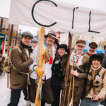 Lyžařský závod po trati 1925 v Janských Lázních