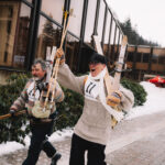 Lyžařský závod po trati 1925 v Janských Lázních