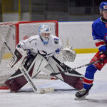 Hokejisté Trutnova a Litomyšle nedohráli druhé čtvrtfinále kvůli díře v ledu