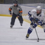 Hokejisté Trutnova a Litomyšle nedohráli druhé čtvrtfinále kvůli díře v ledu