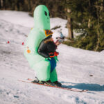 FOTO: Karnevalová tečka za lyžařskými oslavami