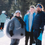 FOTO: Karnevalová tečka za lyžařskými oslavami